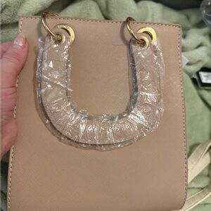 NWT Trina Turk Blush beige mini tote Bag